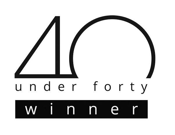 40 Under Forty Winner Logo