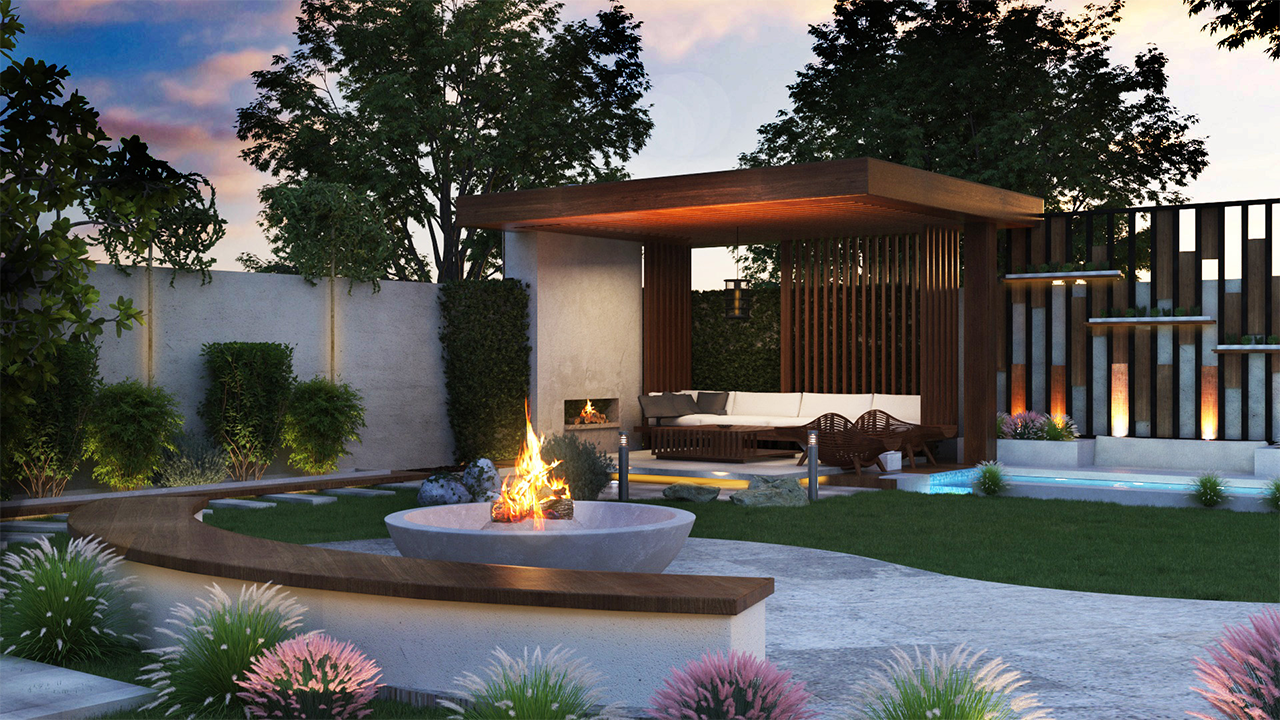backyard landscape design