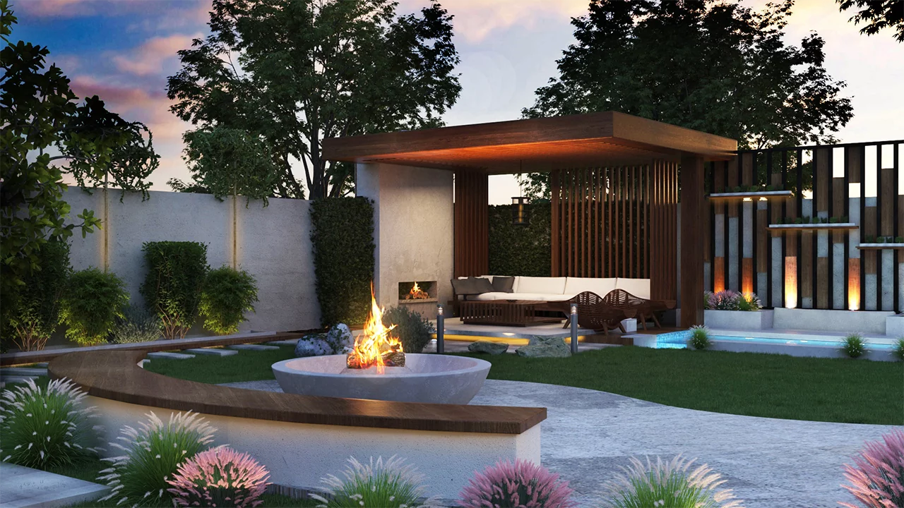 backyard landscape design